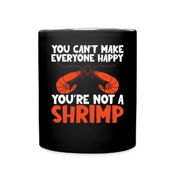 Shrimp Lover Gift - Full Colour Mug - black - Front