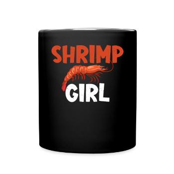 Shrimp Lover Gift - Full Colour Mug - black - Front