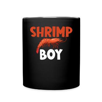 Shrimp Lover Gift - Full Colour Mug - black - Front