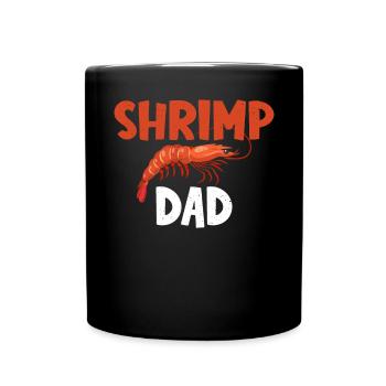 Garnelenliebhaber Geschenk - Tasse einfarbig - Schwarz - Vorne