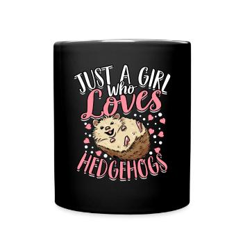 Propriétaires de hérissons Hérissons amoureux animal mignon - Mug uni - noir - Devant