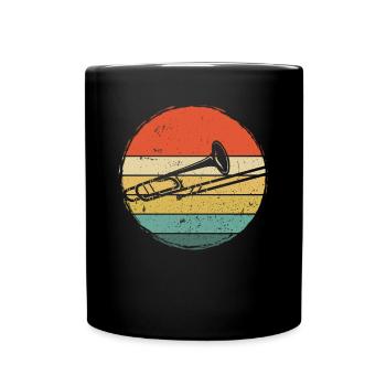 Trombone Joueur de trombone Tromboniste - Mug uni - noir - Devant