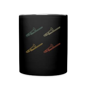 Trombone Joueur de trombone Tromboniste - Mug uni - noir - Devant