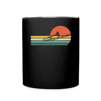 Trombone Joueur de trombone Tromboniste - Mug uni - noir - Devant