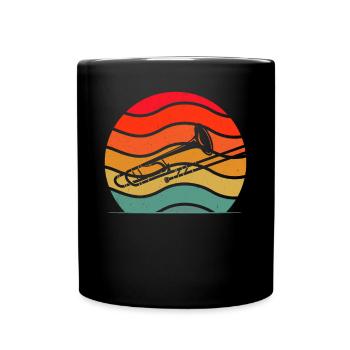 Trombone Joueur de trombone Tromboniste - Mug uni - noir - Devant
