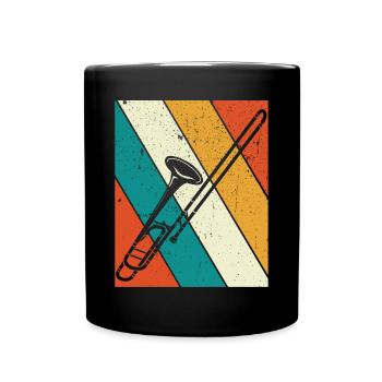 Trombone Joueur de trombone Tromboniste - Mug uni - noir - Devant