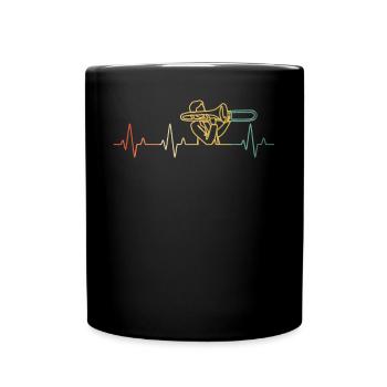 Trombone Joueur de trombone Tromboniste - Mug uni - noir - Devant
