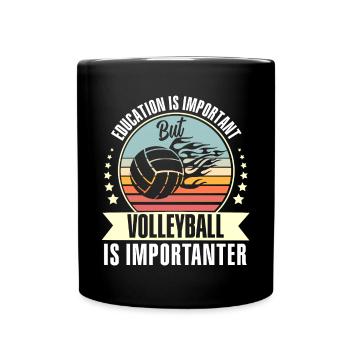 Volleyball - Full Colour Mug - black - Front