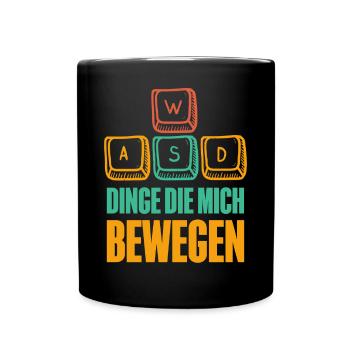 Pc Gamer Gaming - Tasse einfarbig - Schwarz - Vorne