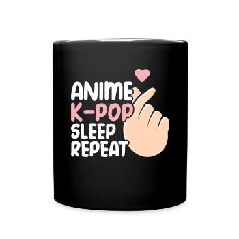 Anime K-Drama - Mug uni - noir - Devant