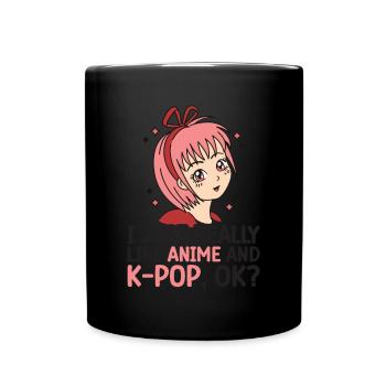 Anime K-Drama - Mug uni - noir - Devant