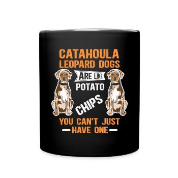 Catahoula Leopard Dog Dog Dog Owner Gift - Full Colour Mug - black - Front