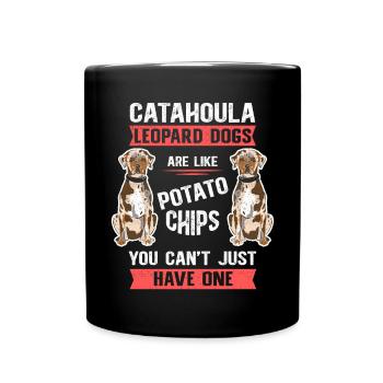 Catahoula Leopard Dog Dog Dog Dog Owner Gift - Full Colour Mug - black - Front