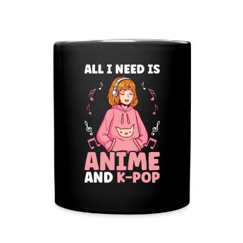 Anime K-Drama - Mug uni - noir - Devant