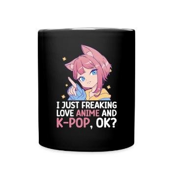 Anime K-Drama - Mug uni - noir - Devant