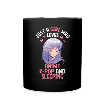 Anime K-Drama - Mug uni - noir - Devant