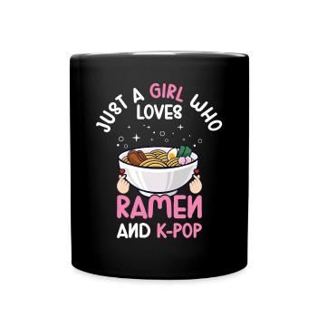 Ramen K-Pop - Mug uni - noir - Devant