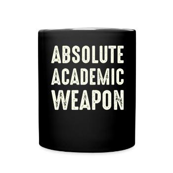 Arme académique absolue des étudiants - Mug uni - noir - Devant