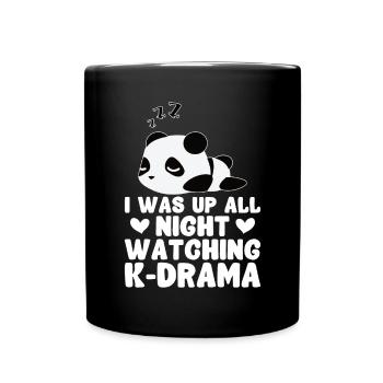 Panda K-Drama - Mug uni - noir - Devant