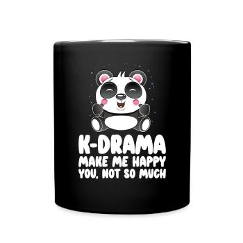 Panda K-Drama - Mug uni - noir - Devant