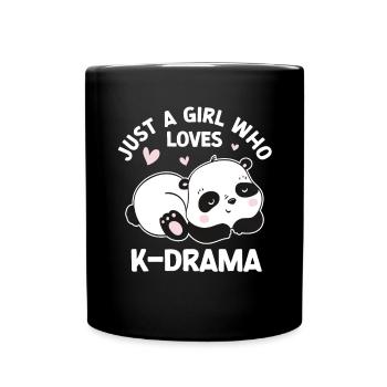 Panda K-Drama - Mug uni - noir - Devant