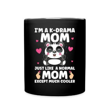 Panda K-Drama - Mug uni - noir - Devant