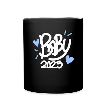 Bébé 2023 - Naissance Enceinte 2023 Grossesse - Mug uni - noir - Devant