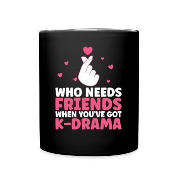 K-Drame - Mug uni - noir - Devant