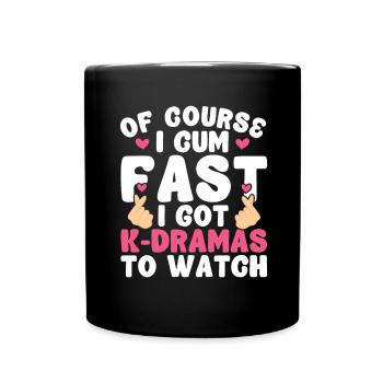 K-Drame - Mug uni - noir - Devant