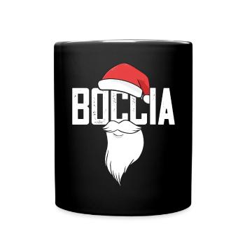Boccia Player Santa Claus Balls Boccia - Full Colour Mug - black - Front