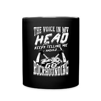Rockhounder Rockhounding Géologue Rockhound Rockhound - Mug uni - noir - Devant