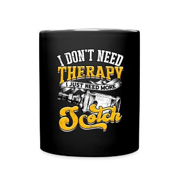 Buveur de whisky écossais irlandais Buvant de l’alcool - Mug uni - noir - Devant