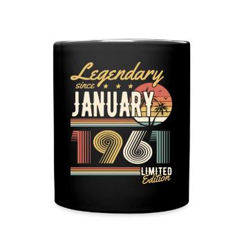 Legendary Since January 1961 Limited Edition - Tasse einfarbig - Schwarz - Vorne