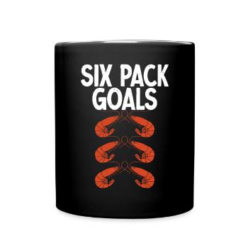 Shrimp Lover Gift - Full Colour Mug - black - Front