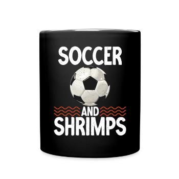 Shrimp Lover Gift - Full Colour Mug - black - Front