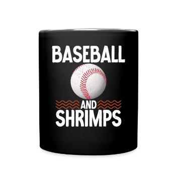 Shrimp Lover Gift - Full Colour Mug - black - Front