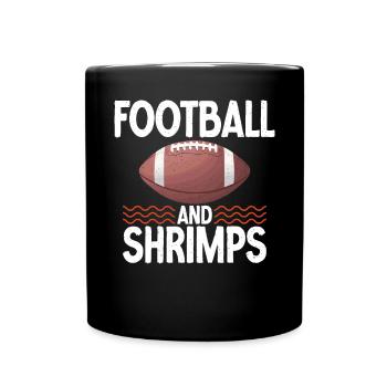 Shrimp Lover Gift - Full Colour Mug - black - Front