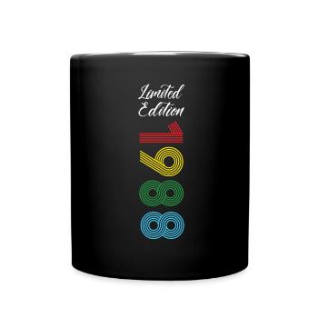 Édition limitée 1988 - Mug uni - noir - Devant