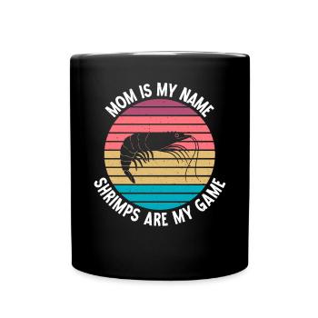 Shrimp Lover Gift - Full Colour Mug - black - Front