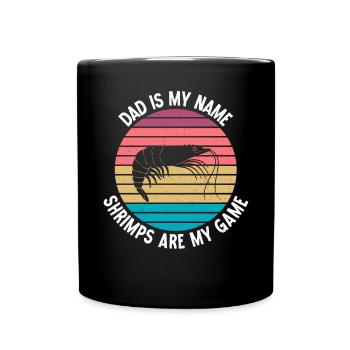 Shrimp Lover Gift - Full Colour Mug - black - Front
