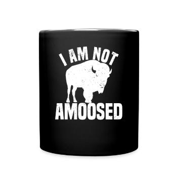 Buffle Bison Buffle Amérindien - Mug uni - noir - Devant
