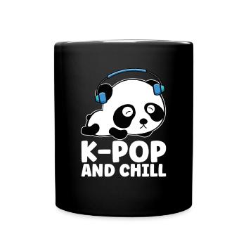 K-Pop Panda - Full Colour Mug - black - Front