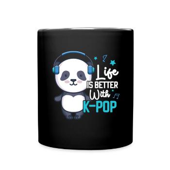 K-Pop Panda - Mug uni - noir - Devant