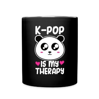 K-Pop Panda - Mug uni - noir - Devant