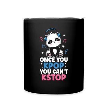 K-Pop Panda - Mug uni - noir - Devant