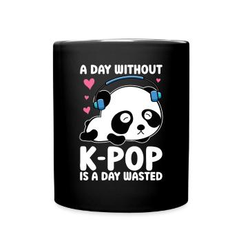 K-Pop Panda - Mug uni - noir - Devant