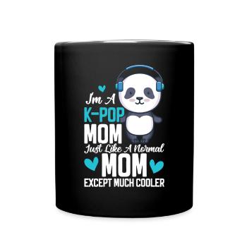 K-Pop Panda - Mug uni - noir - Devant