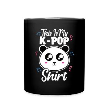 K-Pop Panda - Mug uni - noir - Devant