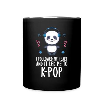 K-Pop Panda - Mug uni - noir - Devant