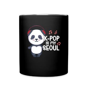 K-Pop Panda - Full Colour Mug - black - Front
